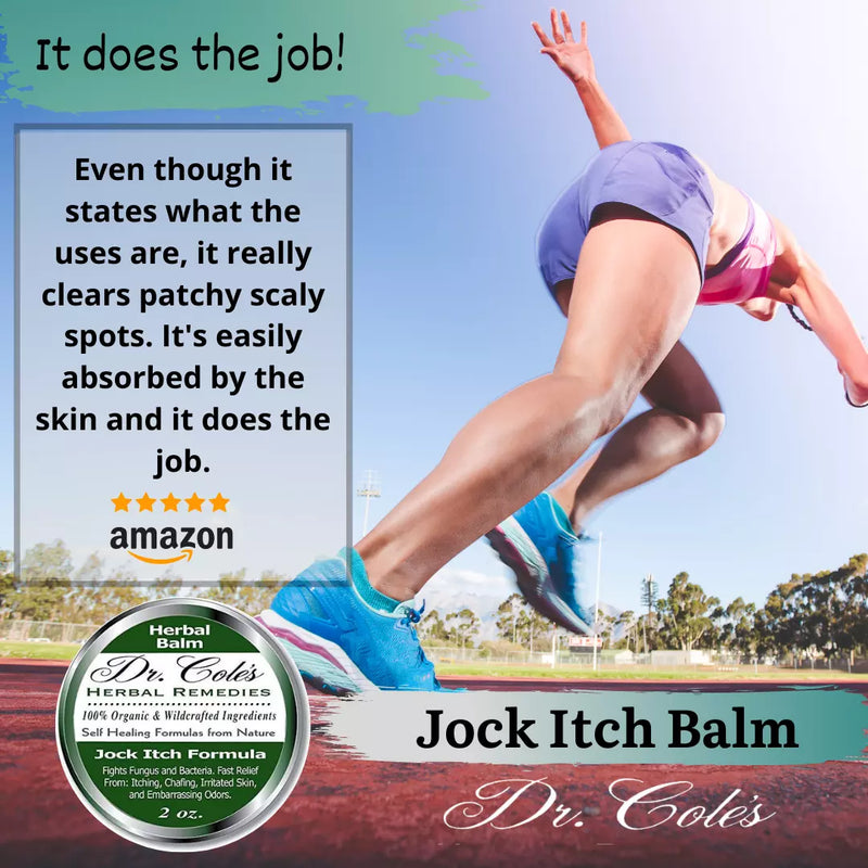 COLEHERBALS LLC 10 - Dr. Cole's Organic Jock Itch Ointment Herbal Lavender