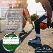 COLEHERBALS LLC 10 - Dr. Cole's Organic Jock Itch Ointment Herbal Rosy Brown