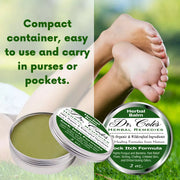 COLEHERBALS LLC 10 - Dr. Cole's Organic Jock Itch Ointment Herbal Gray