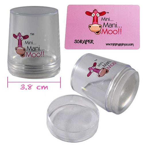 minimanimoo Jumbo Totally Clear Stamper Stamping Gray