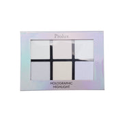 Prolux Cosmetics Holographic Highlight Palette Highlighter Palette Light Gray
