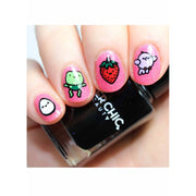 UberChic Beauty Spring Kawaii Layers Stamping Plate Black