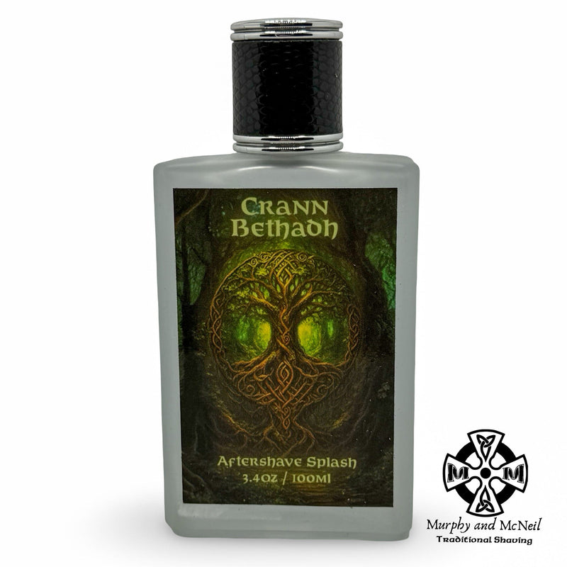 Murphy and McNeil Crann Bethadh Aftershave Splash - by Murphy and McNeil Aftershave Splash White Smoke Alcohol