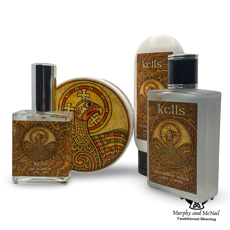 Murphy and McNeil Kells Shaving Soap - by Murphy and McNeil Shaving Soap White Smoke AON Shaving Soap 4.0ox,Shaving Soap Sample 0.5oz