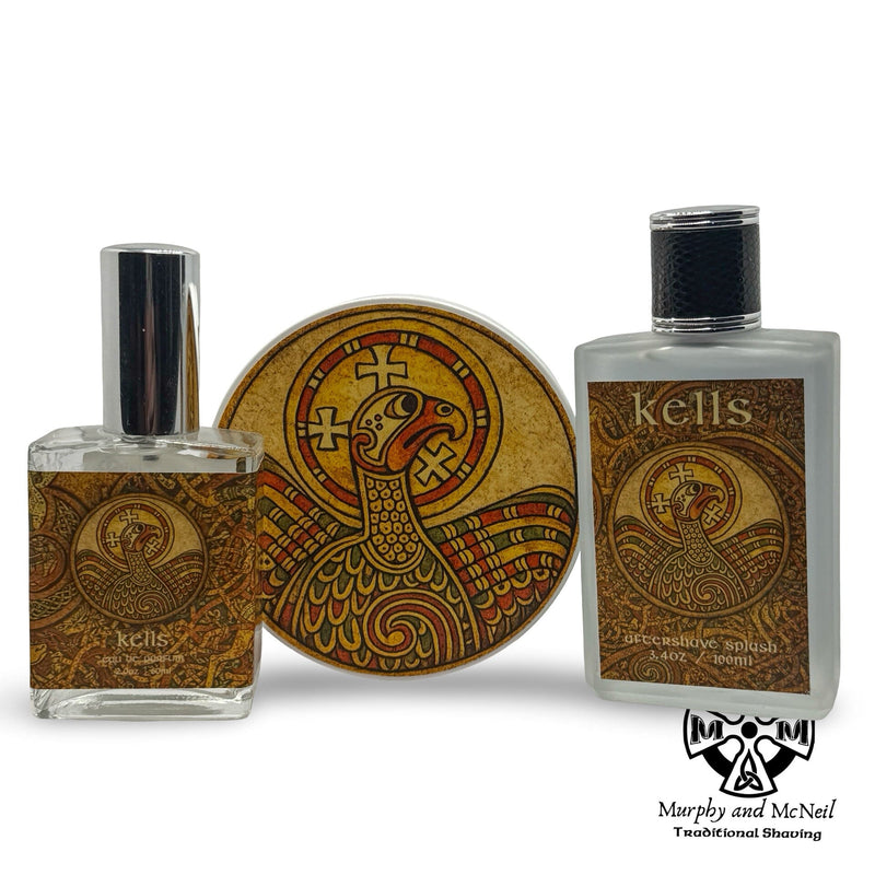 Murphy and McNeil Kells Shaving Soap - by Murphy and McNeil Shaving Soap White Smoke AON Shaving Soap 4.0ox,Shaving Soap Sample 0.5oz