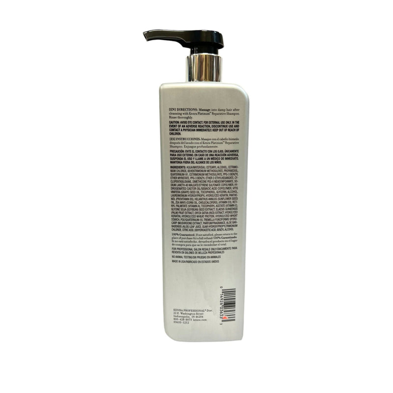 VIP Extensions Kenra Platinum Restorative Conditioner 33.8 fl oz Conditioner White Smoke