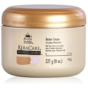 Avlon Avlon KeraCare Natural Textures Butter Cream 8 oz Hair Cream Light Gray