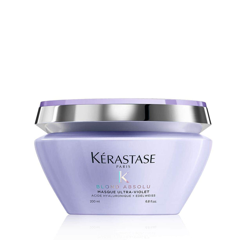 Nava Beauty Kerastase Blond Absolu Masque Ultra-Violet 6.8 OZ White Smoke