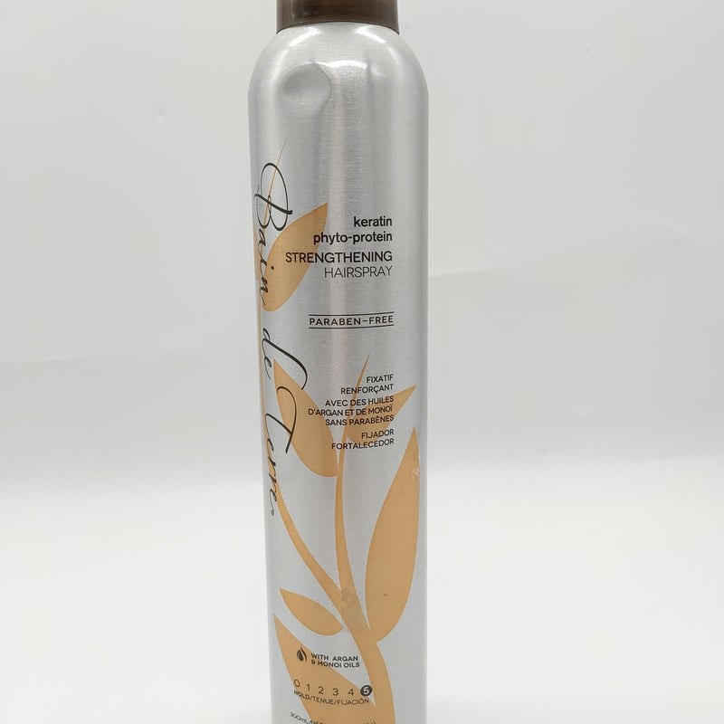 VIP Extensions Bain de Terre Keratin Phyto-Protein Strengthening Hairspray, 9 oz Hairspray Dark Gray