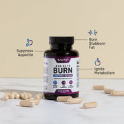 Snap Supplements BHB Keto Burn Light Gray