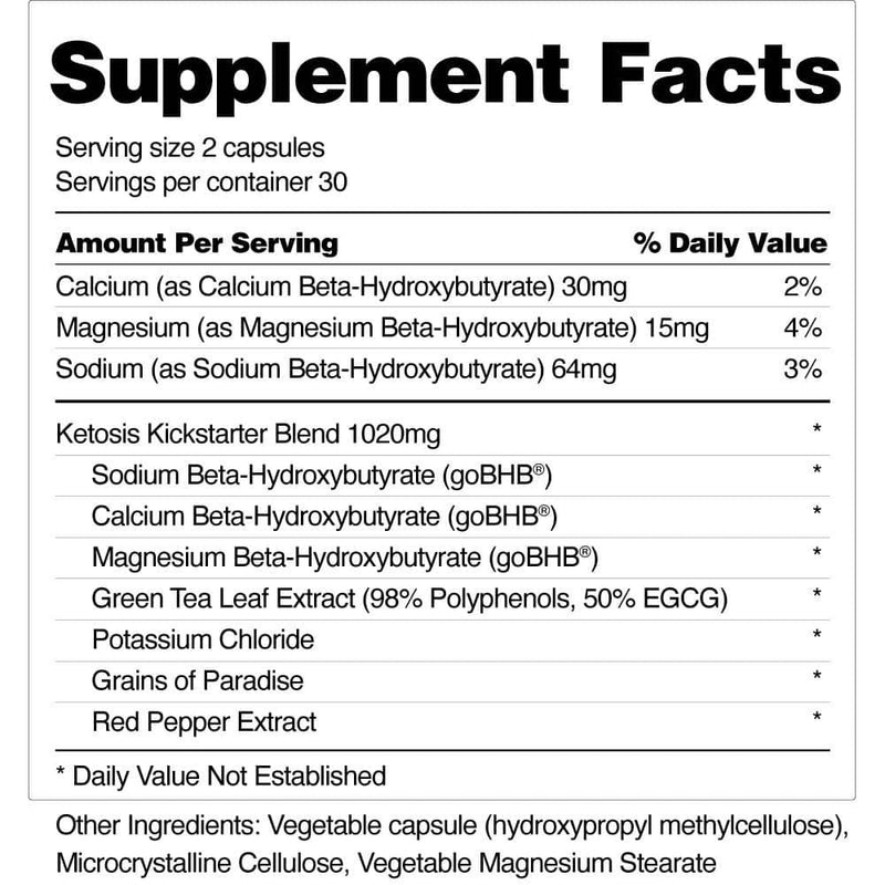 Snap Supplements BHB Keto Burn White Smoke