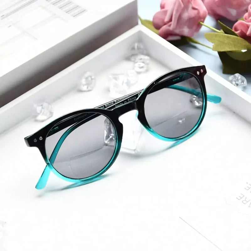 eyekeeper.com Key Hole Style Round Bifocal Reading Sunglasses S005 Sunglasses White Smoke Black Red / +1.00,Black Red / +1.50,Black Red / +1.75,Black Red / +2.00,Black Red / +2.50,Black Red / +3.00,Black Tortoise / +1.00,Black Tortoise / +1.50,Black Tortoise / +1.75,Black Tortoise / +2.00,Black Tortoise / +2.50,Black Tortoise / +3.00,Black Gre
