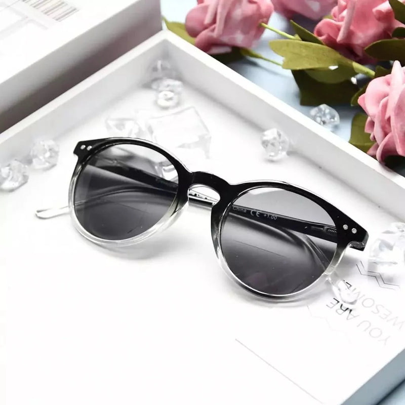 eyekeeper.com Key Hole Style Round Bifocal Reading Sunglasses S005 Sunglasses White Smoke Black Red / +1.00,Black Red / +1.50,Black Red / +1.75,Black Red / +2.00,Black Red / +2.50,Black Red / +3.00,Black Tortoise / +1.00,Black Tortoise / +1.50,Black Tortoise / +1.75,Black Tortoise / +2.00,Black Tortoise / +2.50,Black Tortoise / +3.00,Black Gre