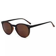 eyekeeper.com Key Hole Style Round Bifocal Reading Sunglasses S005 Sunglasses White Smoke Black Tortoise / +1.00,Black Tortoise / +1.50,Black Tortoise / +1.75,Black Tortoise / +2.00,Black Tortoise / +2.50,Black Tortoise / +3.00