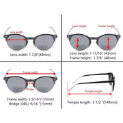 eyekeeper.com Key Hole Style Round Bifocal Reading Sunglasses S005 Sunglasses White Smoke Black Red / +1.00,Black Red / +1.50,Black Red / +1.75,Black Red / +2.00,Black Red / +2.50,Black Red / +3.00,Black Tortoise / +1.00,Black Tortoise / +1.50,Black Tortoise / +1.75,Black Tortoise / +2.00,Black Tortoise / +2.50,Black Tortoise / +3.00,Black Gre