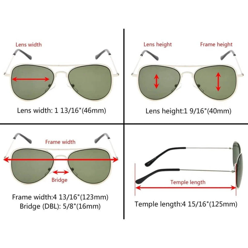 eyekeeper.com Kids Sunglasses 2 Pack Pilot Metal Style S15017 Sunglasses White Smoke Black Green Mirror,Black Silver Mirror,Blue Lens,Gold Brown Lens,Gold Green Mirror,Gold Red Mirror,Pink Lens,Purple Lens,Silver G15,Silver Mirror