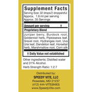 SpeedyVite® Kidney Cleanse Drops (2 fl oz) | Kidney & Bladder Support | SpeedyVite® Drops Black 1x 2oz drops,CASE OF 6x 2oz drops