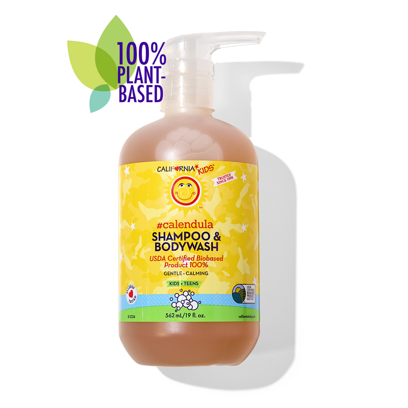 California Baby California Kids® #Calendula™ Shampoo & Bodywash Kids White Smoke 19oz/562ml