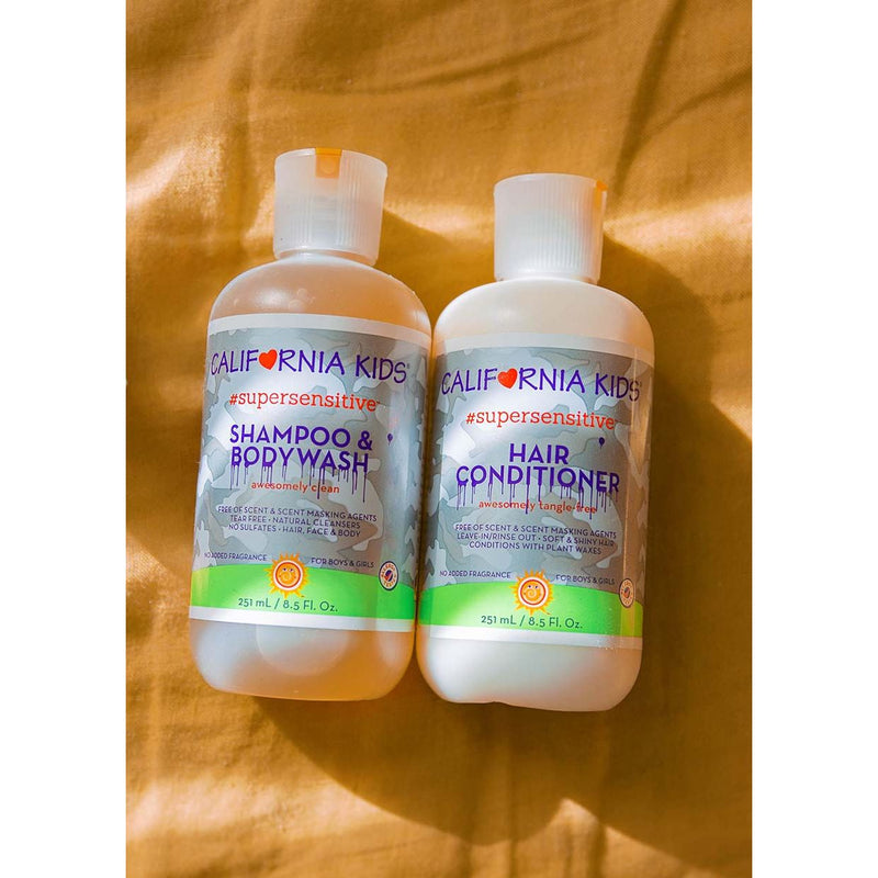 California Baby California Kids® #supersensitive™ Hair Conditioner Kids Chocolate 8.5oz/251mL,19oz/562ml