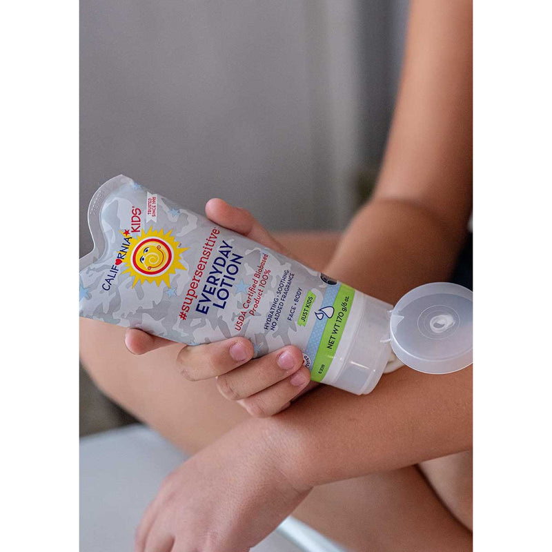 California Baby California Kids® #supersensitive™ Everyday Lotion Kids Light Slate Gray 6oz/170g