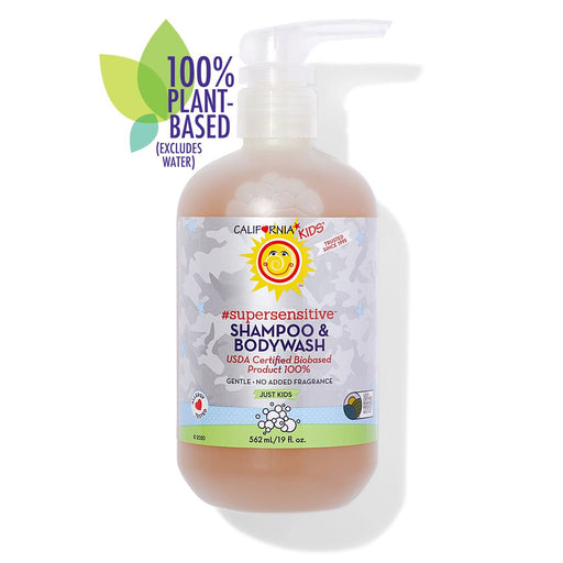 California Baby California Kids® #supersensitive™ Shampoo & Bodywash Kids White Smoke 19oz/562ml
