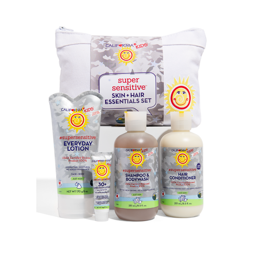 California Baby California Kids® #supersensitive™ Essentials Set Kids White Smoke Gift Set