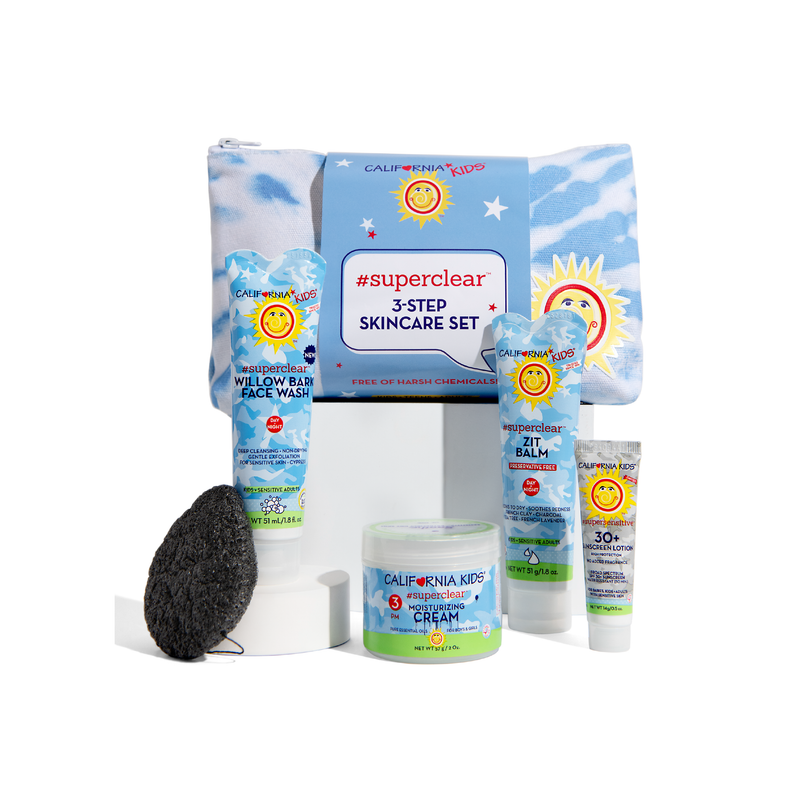 California Baby California Kids® #superclear™ 3-Step Skincare Kit Kids White Smoke