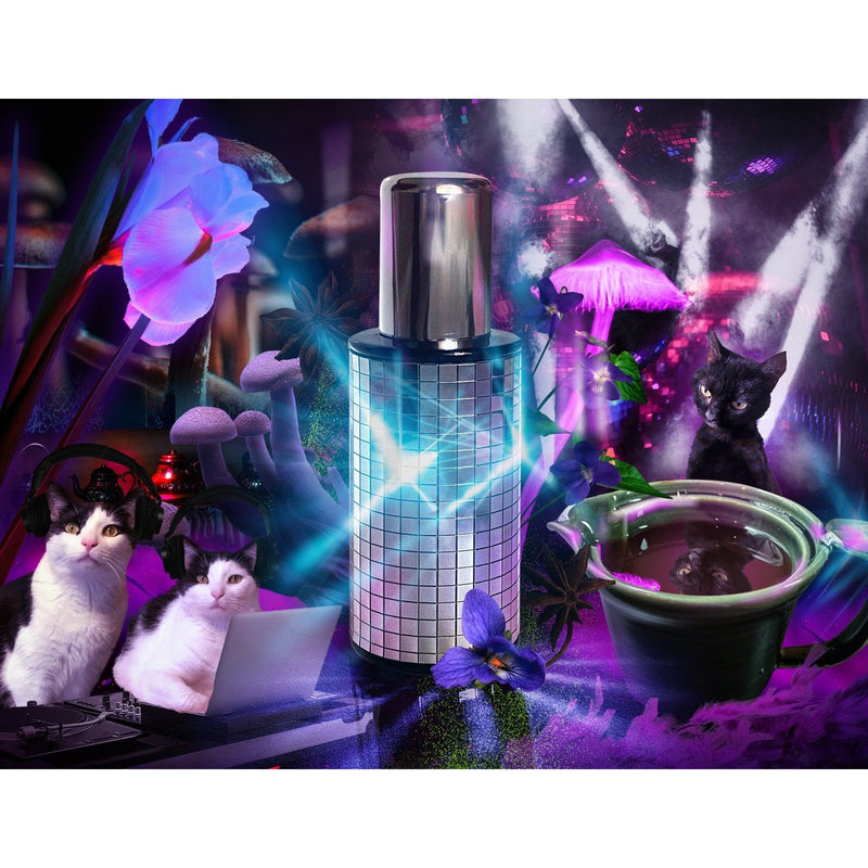 House of Matriarch High Perfumery KiKi - Ultra Violet Liquid Music Perfume Perfume Midnight Blue 100ml Disco Ball SOLD OUT