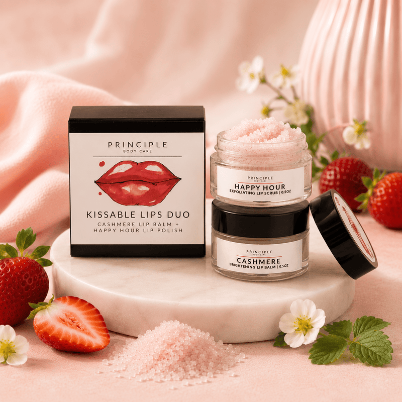 P R I N C I P L E Kissable Lips Duo Gift Set Wheat