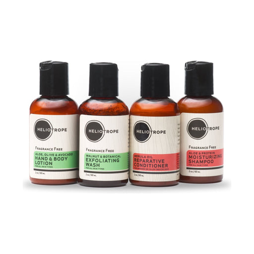 Heliotrope San Francisco Body Care Travel Sampler Box / Kit Light Gray
