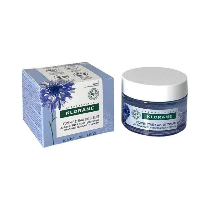 Klorane Klorane Cornflower Water Cream 50ml Face Cream Light Steel Blue