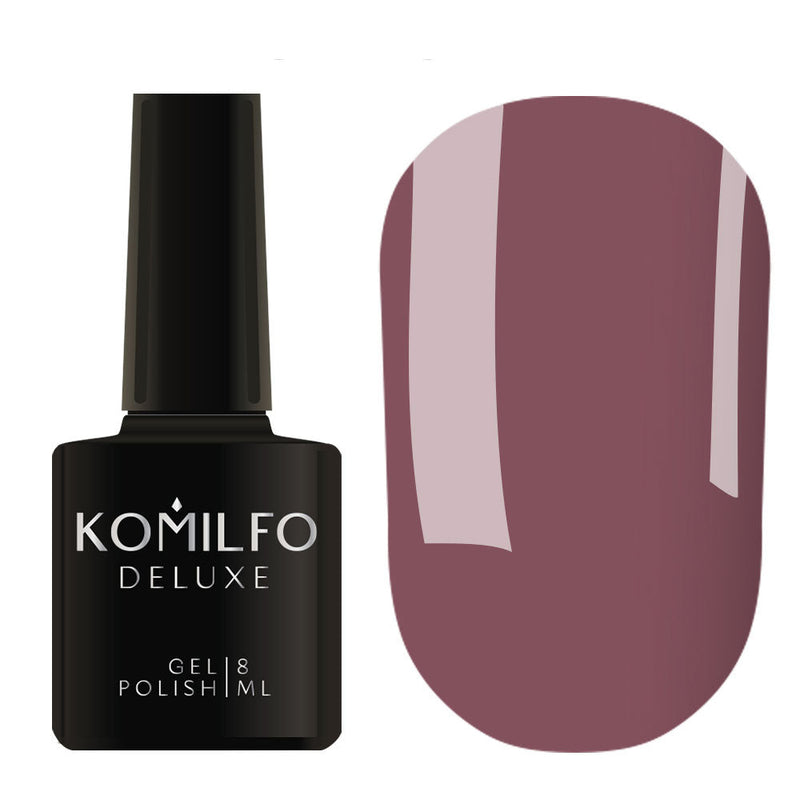 nbmsupply Komilfo Gel polish Deluxe Series D064 (gray-lilac, enamel), 8 ml White Smoke