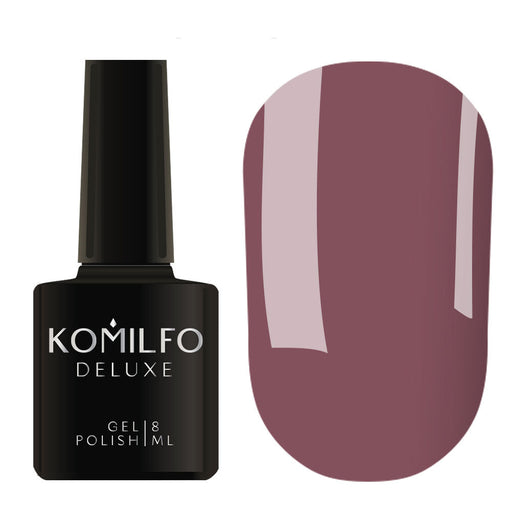 nbmsupply Komilfo Gel polish Deluxe Series D064 (gray-lilac, enamel), 8 ml White Smoke