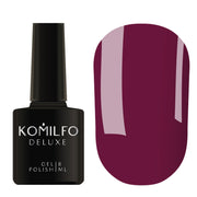nbmsupply KOMILFO GEL POLISH DELUXE SERIES D093 (EVENING MARSALA, ENAMEL), 8 ML Brown