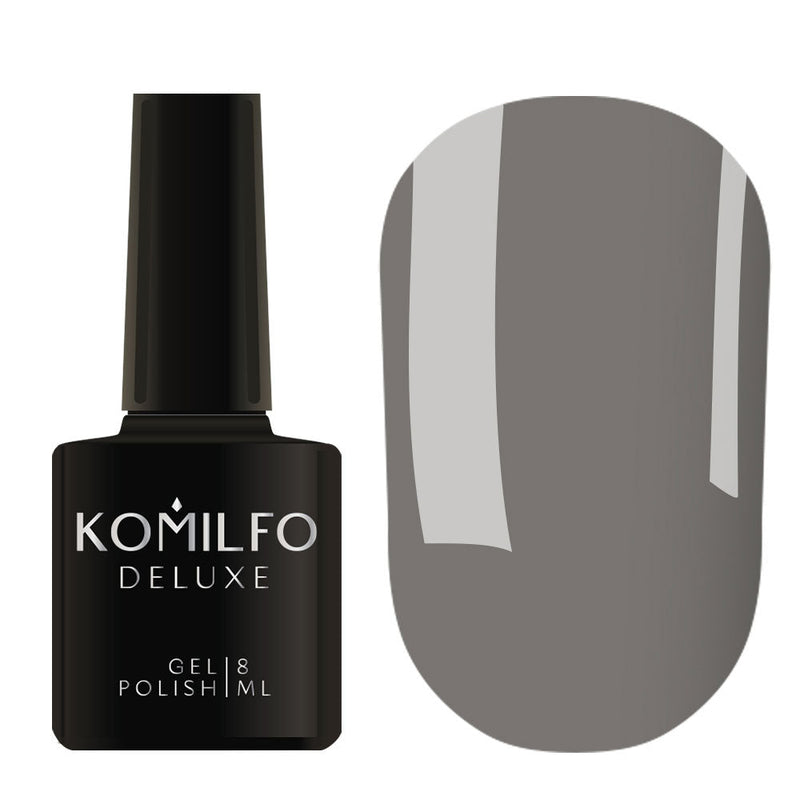 nbmsupply KOMILFO GEL POLISH DELUXE SERIES DUSK COLLECTION D292 (LIGHT GRAY, ENAMEL), 8 ML 111292 White Smoke