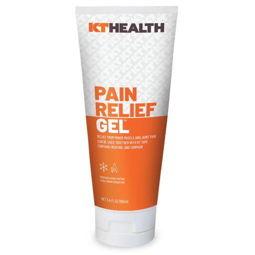 KT Tape KT Recovery+ Pain Relief Gel, Time-Released, 3.4 oz Squeeze Tube Medicine & Drugs White Smoke
