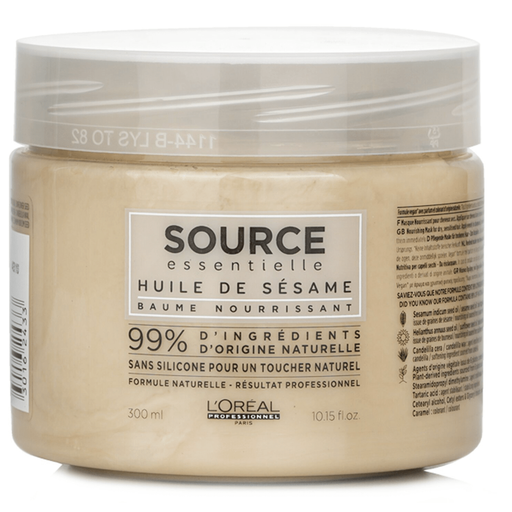 VIP Extensions L'Oréal Professionnel Source Essentielle Nourishing System Masque, 10.15 oz Hair Mask Tan