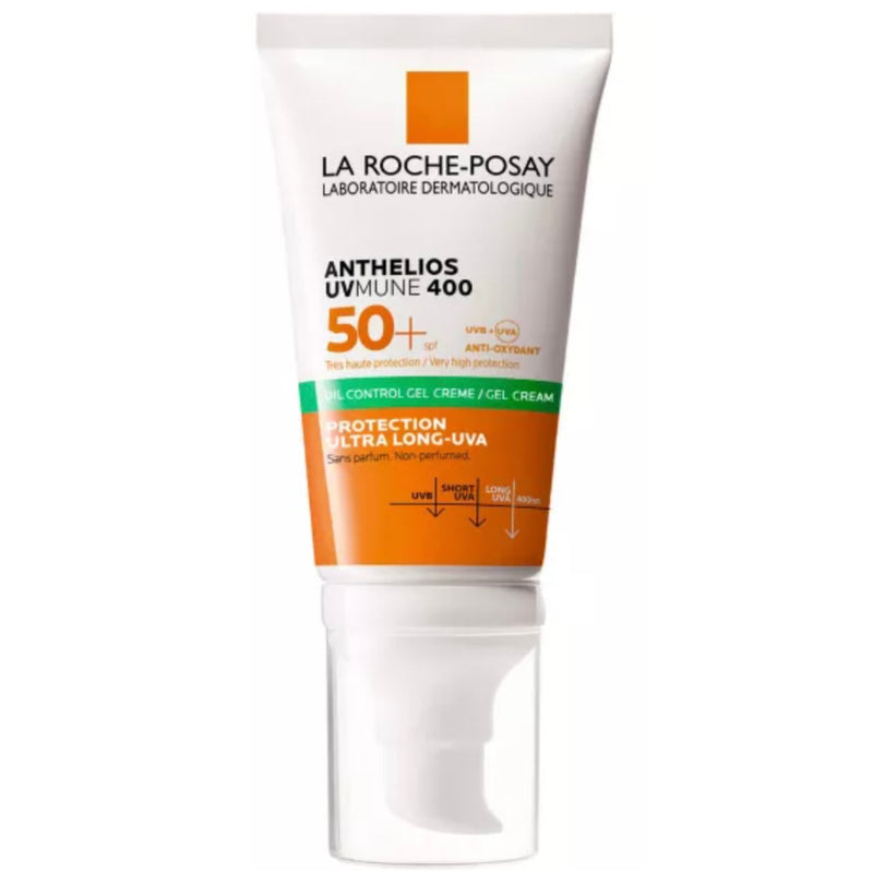 La Roche-Posay La Roche-Posay Anthelios UVMune 400 Oil Control Gel-Cream SPF50+ 50ml Sunscreen White Smoke