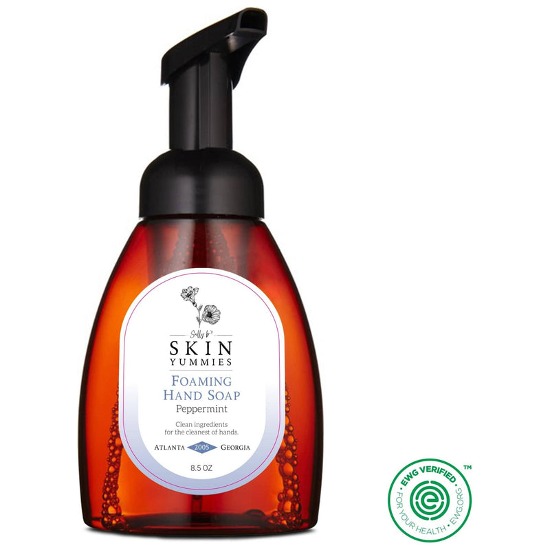 Sally B's Skin Yummies Foaming Hand Soap with Organic Ingredients Body Black Peppermint / 8 oz pump