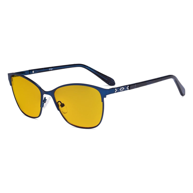 eyekeeper.com Blue Light Blockers Glasses Classic Style Eyeglasses LX19023-BB90 Eyeglasses Dark Slate Gray Blue / without magnification