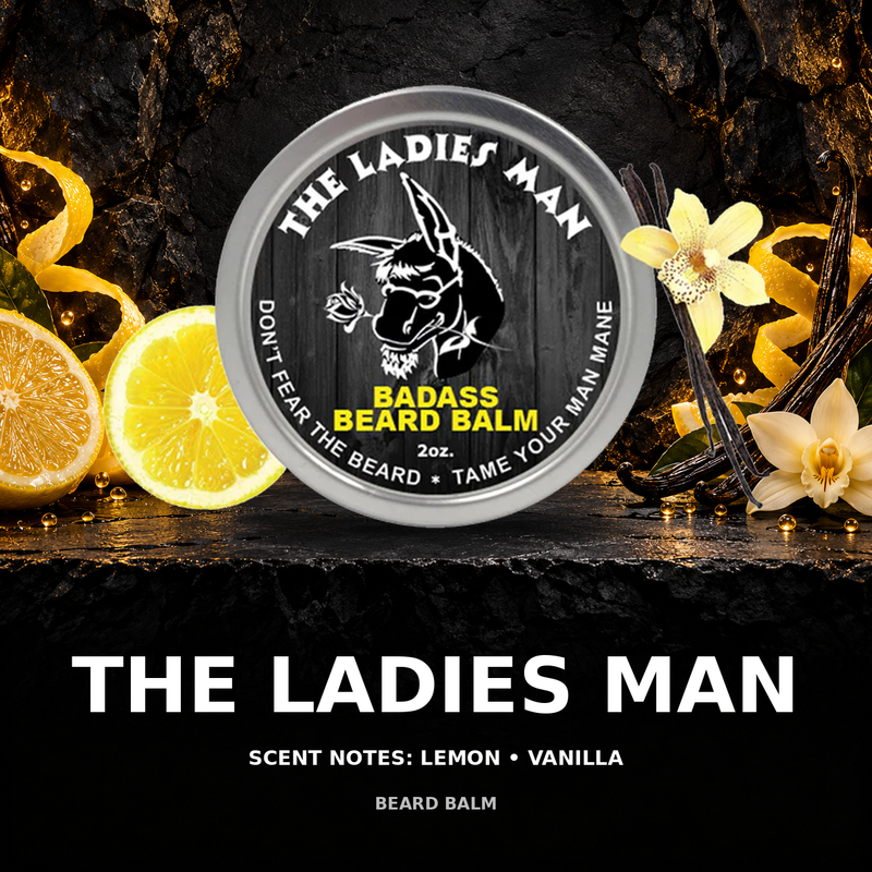 Badass Beard Care The Ladies Man Beard Balm BALM Black
