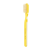 KOH-I-NOOR Beauty USA Capri Medium Natural Bristles Toothbrush by Lavorati a Mano Toothbrush White Smoke Yellow