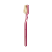 KOH-I-NOOR Beauty USA Capri Medium Natural Bristles Toothbrush by Lavorati a Mano Toothbrush White Smoke Burgundy red