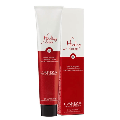 VIP Extensions L'ANZA Healing Color Cream Haircolor 5G Medium Golden Brown Permanent Hair Color Antique White