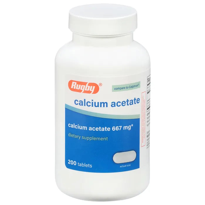 Major Calcium  Acetate Tb  667Mgc 200 Vitamins & Supplements Lavender