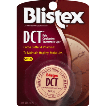 Blistex Blistex DCT Lip Protectant Sunscreen SPF 20 0.25 Oz Lotion & Moisturizer Dark Red