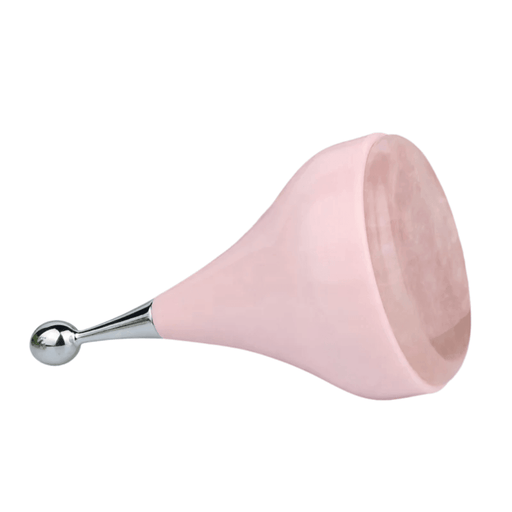 ZAQ Skin & Body ROSE QUARTZ COLD MASSAGE TOOL White Smoke