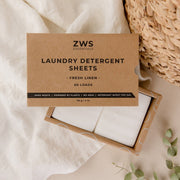 ZeroWasteStore.com Laundry Detergent Sheets Laundry Detergent Light Gray Fresh Linen