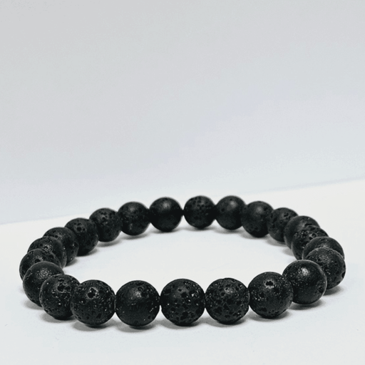 ZAQ Skin & Body Lava Bracelet - Courage Light Gray 6mm,8mm,10mm