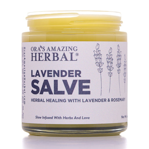 Ora's Amazing Herbal Lavender Salve Thistle Jar 4 oz,Jar 1 oz,1 oz & 4 oz